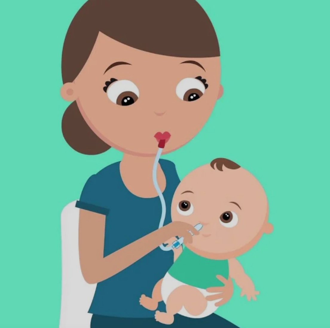 NoseFrida Snotsucker: Best Baby Nasal Aspirator with 24 Hygiene Filters