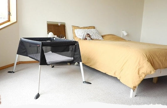 See The Yoga Mat-Sized Travel Cot Parents Rave About!