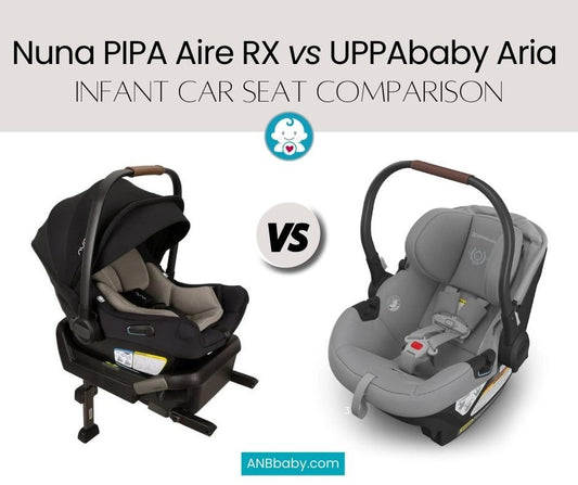 Which Is Better? Nuna PIPA Aire RX vs UPPAbaby Aria - ANB Baby