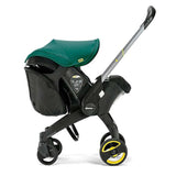 Doona Snap-On Storage, Black, Lifestyle view on car seat - ANB Baby