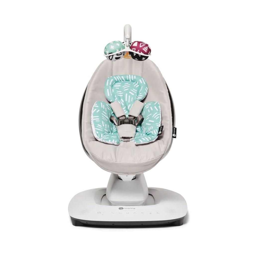 4moms Rockaroo and Mamaroo Infant Insert, Mint Mesh_Lifestyle- ANB Baby