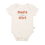 Finn-&-Emma-Short-Sleeve-Graphic-Bodysuit---Dad's-Little-Girl_1 - ANB Baby