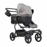 Mountain Buggy Duet Luxury with Double Satchel and Carrycot-Herringbone_4 - ANB Baby