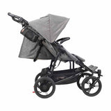 Mountain Buggy Duet Luxury with Double Satchel and Carrycot-Herringbone_7 - ANB Baby