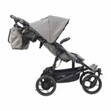 Mountain Buggy Duet Luxury with Double Satchel and Carrycot-Herringbone_8 - ANB Baby