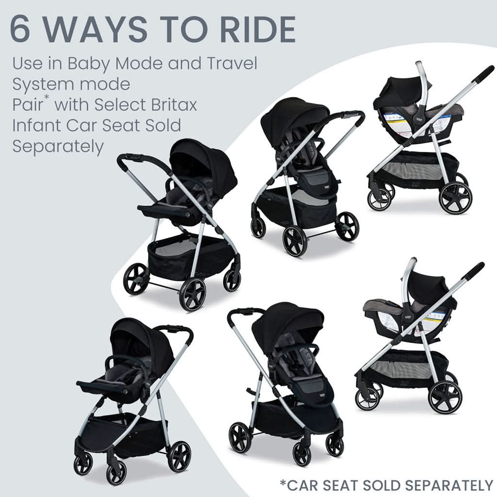 Britax Grove Stroller-PindotOnyx_4 - ANB Baby