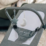 Baby Delight Alpine Deluxe Portable Bouncer-Charcoal Tweed_3 - ANB Baby