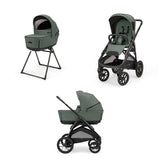 Inglesina Aptica XT Stroller With Bassinet & Stand-Single Strollers-Inglesina-Taiga Green - Available End Of May-ANB Baby Store