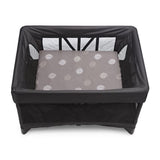 4moms Breeze Bassinet Sheet, Cotton White & Grey Crosshatch, Two Pack - ANB Baby