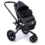 7 AM Enfant PlushPOD Footmuff, Black Plush - ANB Baby