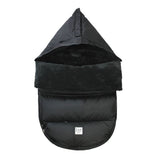7 AM Enfant PlushPOD Footmuff, Black Plush - ANB Baby