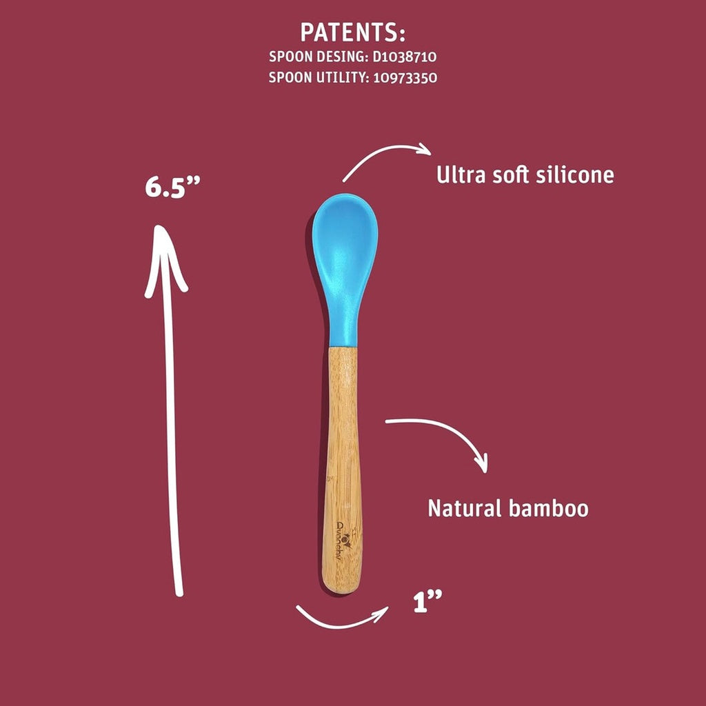 AVANCHY Bamboo Infant Feeding Spoons 5 Pack_3 - ANB Baby