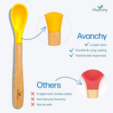 AVANCHY Bamboo Infant Feeding Spoons 5 Pack_4 - ANB Baby
