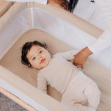 Baby Delight Heirloom Willow Organic Wood Bassinet-Organic Oat_5 - ANB Baby