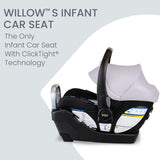 Britax Willow S Infant Car Seat with Alpine Base Glacier Onyx Life 3 - ANB Baby