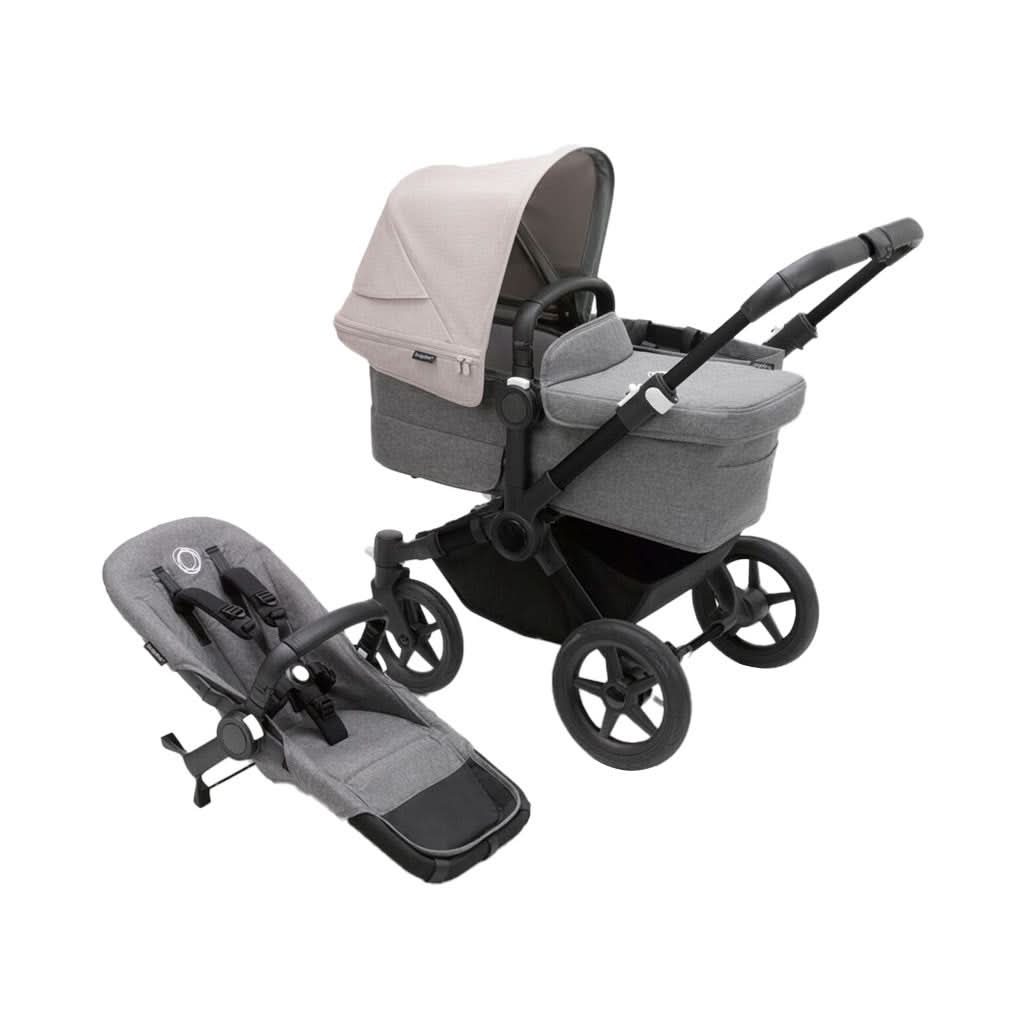 Bugaboo-Donkey-5-Mono-Complete-Stroller,-Black-Grey-Melange-Misty-White,-Main-2 - ANB Baby