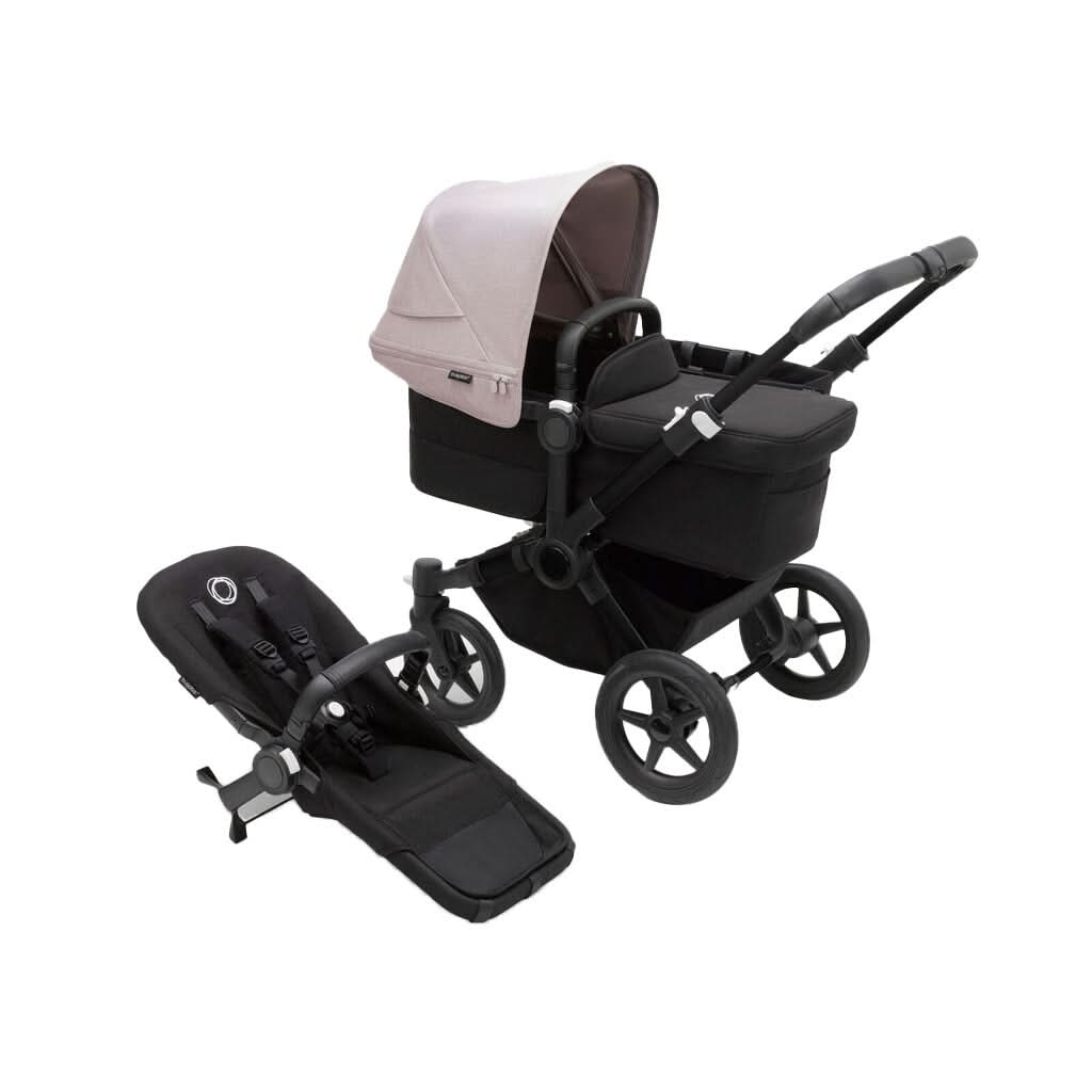 Bugaboo-Donkey-5-Mono-Complete-Stroller,-Black-Midnight-Black-Misty-White,-Main - ANB Baby