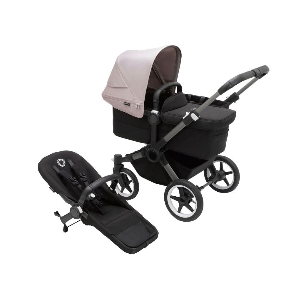 Bugaboo-Donkey-5-Mono-Complete-Stroller,-Graphite-Midnight-Black-Misty-White,-Main - ANB Baby