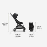 Bugaboo Butterfly Complete Lightweight Stroller-Black-Midnight Black_5 - ANB Baby