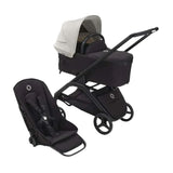 Bugaboo Dragonfly with Seat and Bassinet Complete Stroller Misty White_11 - ANB Baby