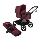 Bugaboo Kangaroo With Seat And Bassinet Complete Stroller-Dark Cherry red - ANB Baby