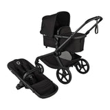 Bugaboo Kangaroo With Seat And Bassinet Complete Stroller-Midnight Black_1 - ANB Baby