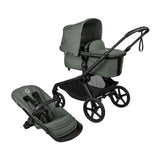 Bugaboo_Kangaroo_With_Seat_And_Bassinet_Complete_Stroller-Midnight_Forest_Green - ANB Baby