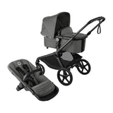 Bugaboo Kangaroo With Seat And Bassinet Complete Stroller-Moon Grey - ANB Baby