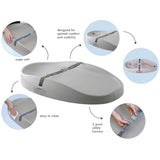 Bumbo-Baby-Soft-Foam-Comfortable-Changing-Pad-with-Restrain-Belt-Cool-Grey_3 - ANB Baby