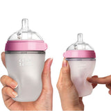 Comotomo-Baby-Bottle-8-Ounce-and-5-Ounce-Kit,-Pink,-Pack-of-4_6 - ANB Baby