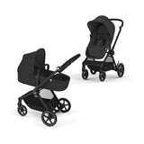 Cybex-EOS-Stroller,-Black-Frame-with-Moon-Black-Seat_1 - ANB Baby