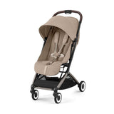 Cybex-Orfeo-Lightweight-Stroller,-Black-Frame-with-Almond-Beige_10 - ANB Baby