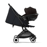 Cybex-Orfeo-Lightweight-Stroller,-Black-Frame-with-Magic-Black-Seat_5 - ANB Baby