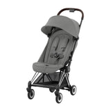 Cybex Coya Lightweight Stroller-Chrome Dark Brown Frame-Mirage Grey_12 - ANB Baby