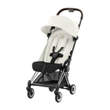 Cybex Coya Lightweight Stroller-Chrome Dark Brown Frame-Off White_20 - ANB Baby