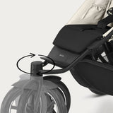 Cybex Avi Spin Jogging Stroller-Seashell Beige_10 - ANB Baby