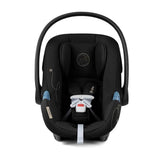 Cybex_EOS_Travel_System_with_Aton_G_Black_Frame_with-Moon-Black-Seat_front_view_6-ANB Baby