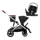 Cybex Gazelle S 2 & Aton G Swivel Travel System, Black Frame with Moon Black_9 - ANB Baby