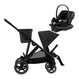 Cybex Gazelle S 2 & Aton G Travel System Black Frame with Moon Black_1 - ANB Baby