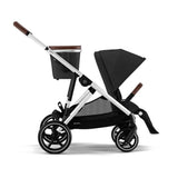 Cybex Gazelle S 2 Stroller Silver Frame with Moon Black_8 - ANB Baby