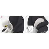 Cybex Solution B2-fix +Lux Booster Car Seat, Volcano Black, Head rest - ANB Baby