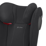 Cybex Solution B2-fix +Lux Booster Car Seat, Volcano Black, Seat View - ANB Baby