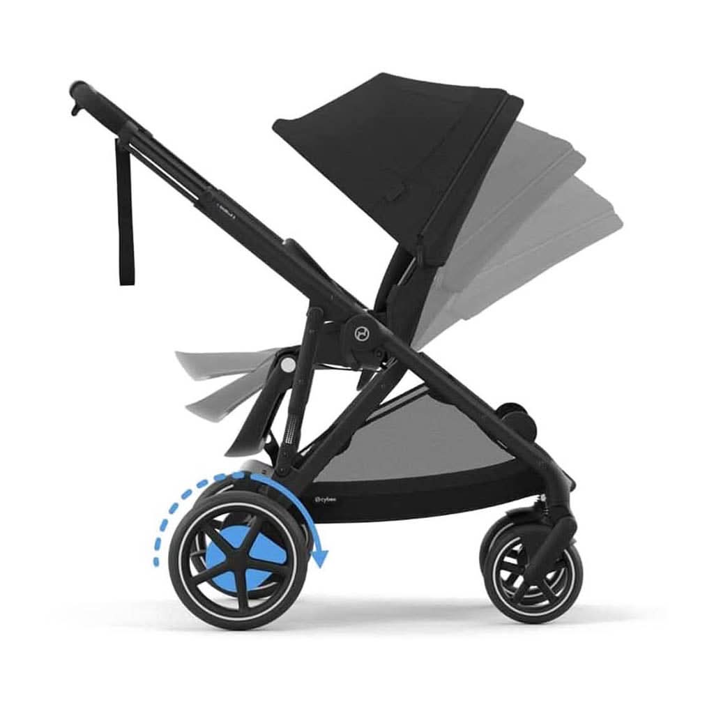 Cybex e-Gazelle S Stroller Moon Black Seat_5 - ANB Baby