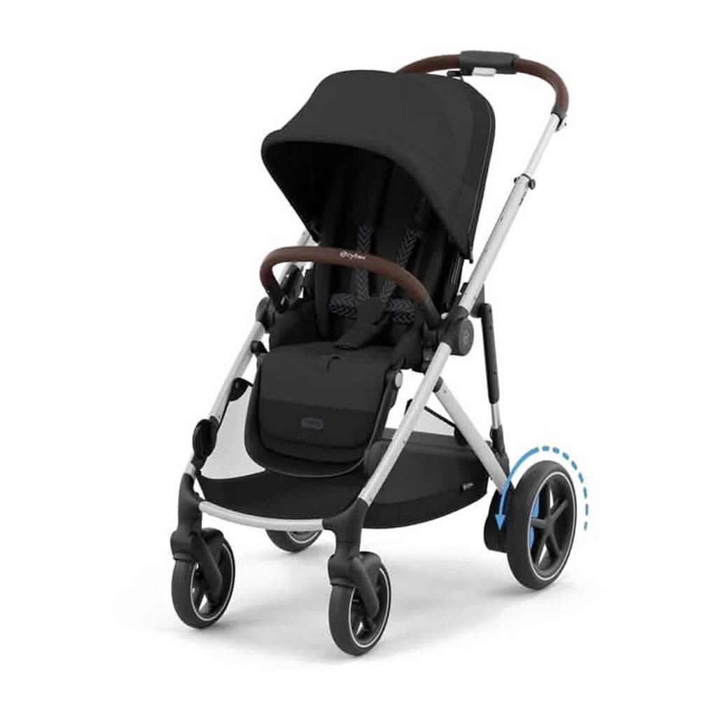 Cybex e-Gazelle S Stroller Moon Black Seat_8 - ANB Baby