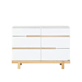 DaDaDa Bliss 6-Drawer Dresser, White Natural, Main - ANB Baby