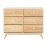 DaDaDa Merry 6-Drawer Dresser White Natural_1 - ANB Baby