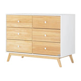 DaDaDa Merry 6-Drawer Dresser White Natural_3 - ANB Baby