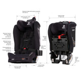 Diono Radian 3 R Safe+ Convertible Car Seat-Black Jet_6 - ANB Baby