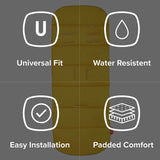 Diono Reversible Comfort Liner-Light Gray_9 - ANB Baby