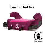 Diono Solana 2 Latch-XL Space Backless Booster Seat-Pink_4 - ANB Baby
